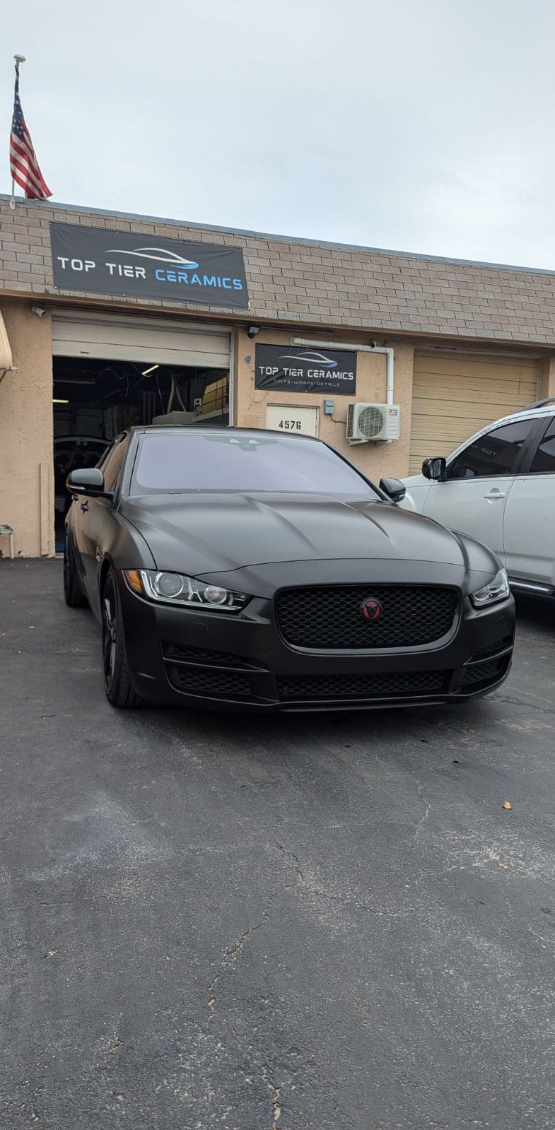 Vehicle Wrap and Ceramic Coating for Jaguar