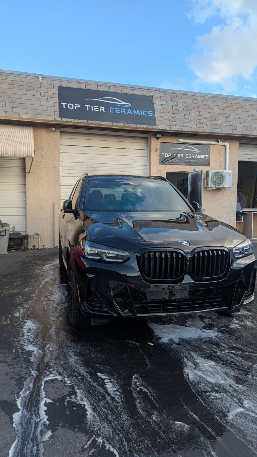 Ceramic Tint and Foam Bath for BMW