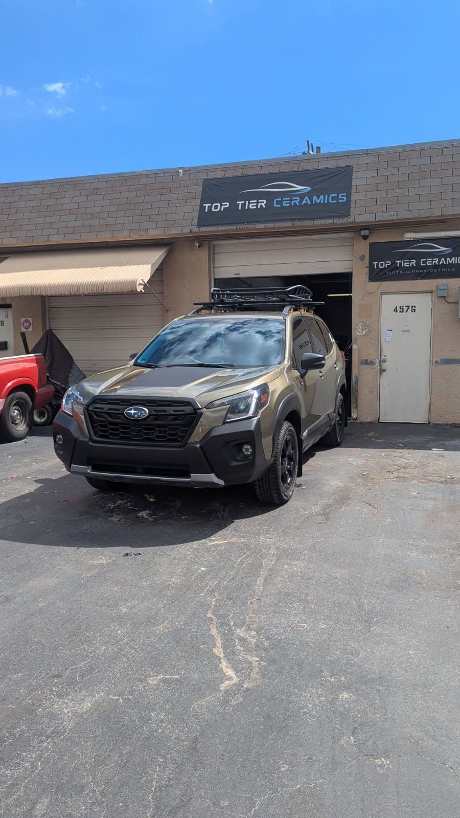 Project Ceramic Coating for Green SUV image