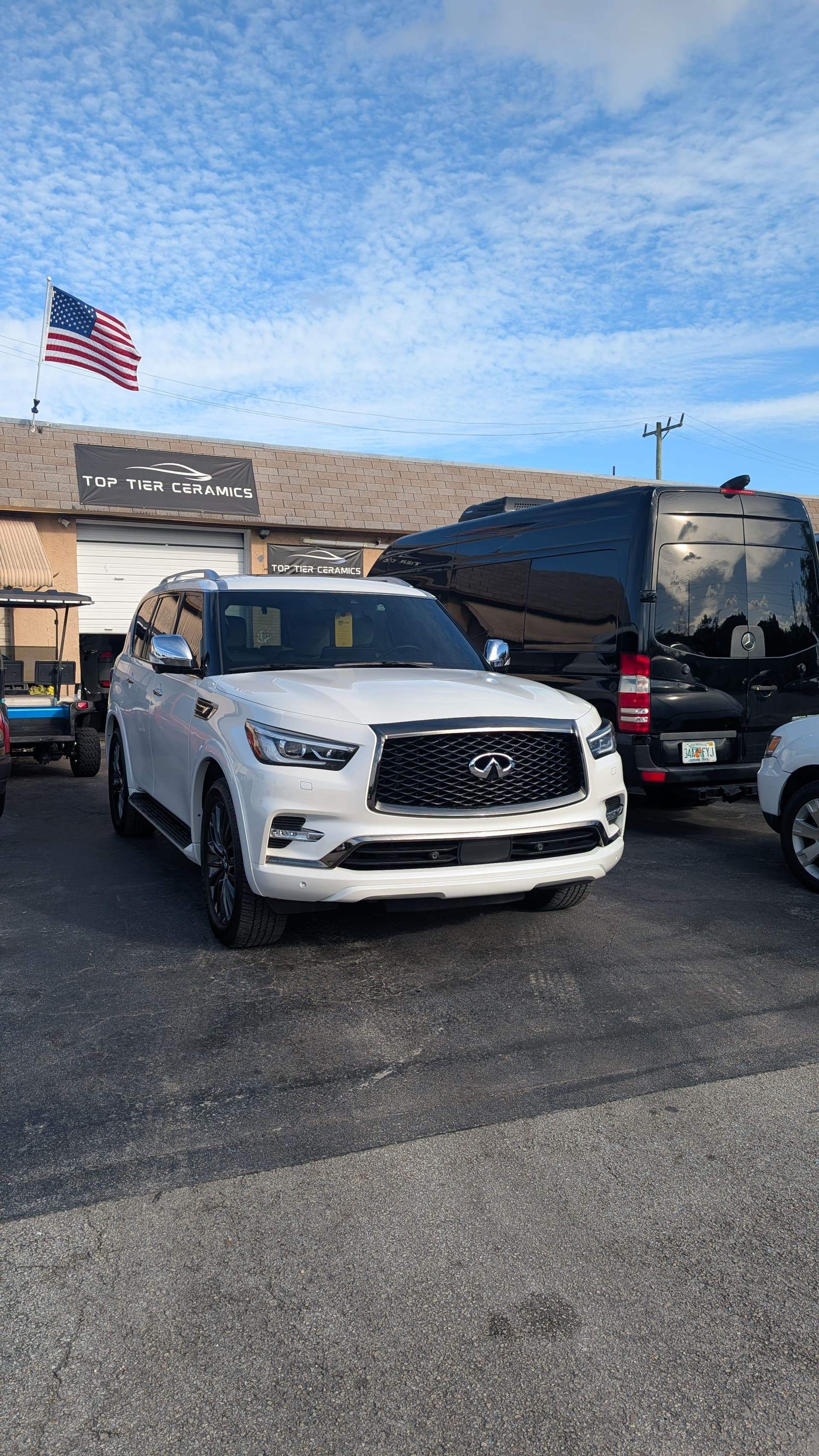 Infiniti QX80 Transformation at Top Tier Ceramics image